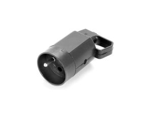 Gniazdo przenośne z uchwytem i uziemieniem 16A 250V czarne 315-05