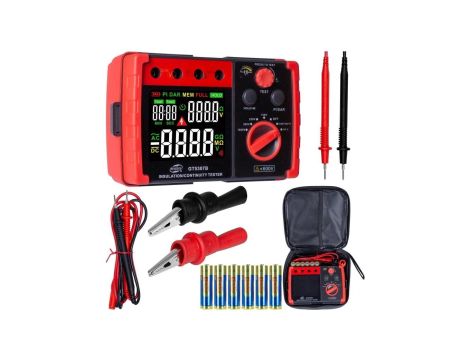 Miernik do pomiaru rezystancji izolacji tester cyfrowy LCD do instalacji elektrycznych GT5307B BENETECH