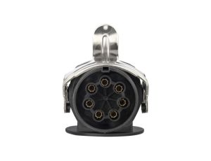 Przewód spiralny QLY-s kabel do naczepy zakończony wtykami 7-pin do systemu EBS / ABS 24V 4,5m