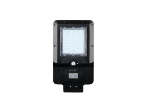 Oprawa uliczna VT-ST15 15W 1600lm IP65 LED SOLAR STREETLIGHT COLORCODE:6000K BLACK COVER 8548