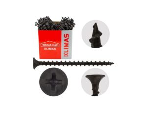 Wkręty do mocowania płyt karton gips do podłoża drewnianego 3,5x45 Wkręt-met /500szt./