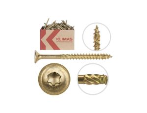 Wkręt z łbem walcowym do łączników ciesielskich TORX 5x50 MASTER Wkręt-met /250szt./