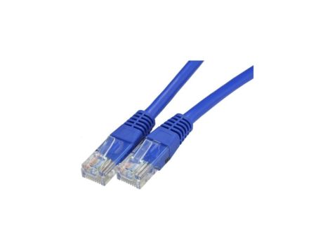 Patchcord UTP kat.6 kabel sieciowy LAN 2x RJ45 linka niebieski 1,5m