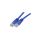 Patchcord UTP kat.6 kabel sieciowy LAN 2x RJ45 linka niebieski 1,5m