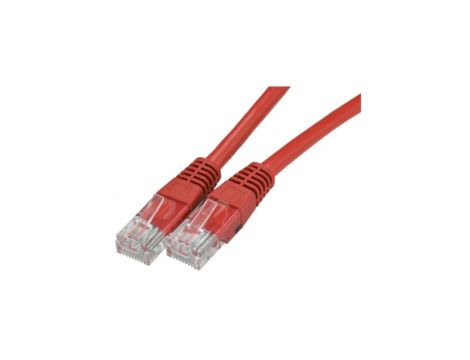 Patchcord UTP kat.6 kabel sieciowy LAN 2x RJ45 linka czerwony 1,5m