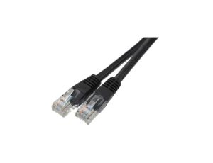 Patchcord UTP kat.6 kabel sieciowy LAN 2x RJ45 linka czarny 7m