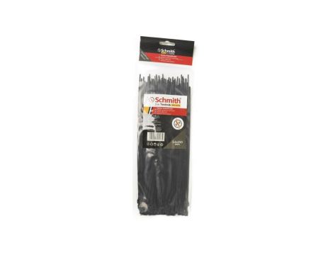 Trytki opaski zaciskowe kablowe 3,6x250 100 szt nylonowe Schmith
