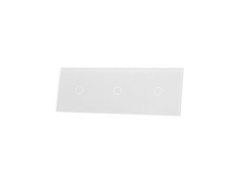 Livolo BIAŁY PANEL SZKLANY 1+1+1 70111-61