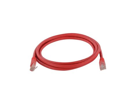 Patchcord UTP kat.6 kabel sieciowy LAN 2x RJ45 linka czerwony 10m