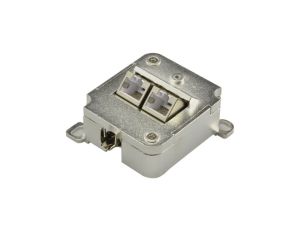 Gniazdo komputerowe 2xRJ45 kat.5e ekranowane STP natynkowe