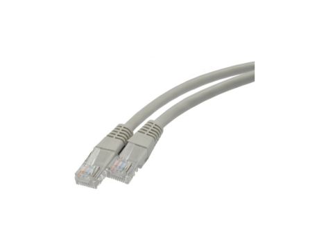 Patchcord UTP kat.6 kabel sieciowy LAN 2x RJ45 linka szary 15m