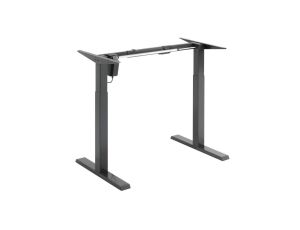 Biurko elektryczne z regulacją wys Ergo Office, szare, max wys 123cm , 80 kg - bez blatu, do pracy stojąco siedzącej, ER-433