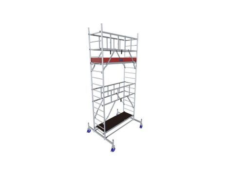 Rusztowanie aluminiowe jezdne ProTec KRAUSE - wysokość robocza 5,3m