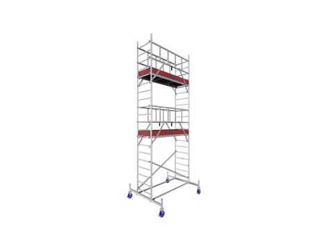 Rusztowanie aluminiowe jezdne ProTec KRAUSE - wysokość robocza 6,3m