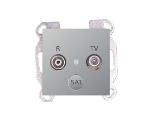 POLO FIORENA metal. Gniazdo antenowe R/TV