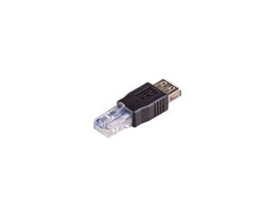 Adapter Akyga AK-AD-27 USB A (f) / RJ45 (m)