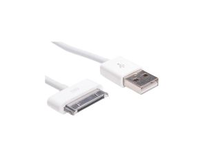 Kabel USB Akyga AK-USB-08 USB A (m) / Apple 30 pin (m) ver. 2.0 1.0m