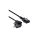 Kabel zasilający Akyga AK-PC-01C CU 3x0.75mm CEE 7/7 / IEC C13 1.5 m
