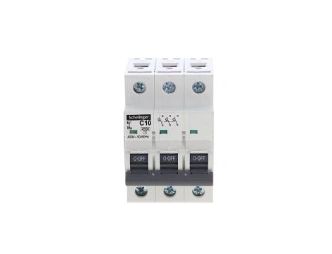 WYŁĄCZNIK NADPRĄDOWY 4,5KA 3P C 10A SCHELINGER A02-G7-3P-C10