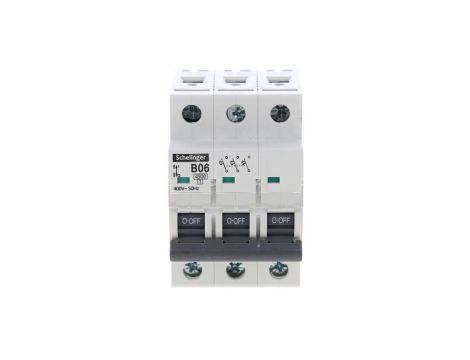 WYŁĄCZNIK NADPRĄDOWY 4,5KA 3P B 06A SCHELINGER A02-G7-3P-B06