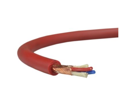Przewód mikrofonowy PM-01 2x0,22 czerwony Technokabel /100m/