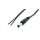 Przewód DC 0,25m z wtykiem prostym 2,1x5,5 mm AWG20 2x0,5mm2 ESPE