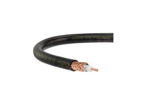 Przewód koncentryczny 50ohm H155 YWLXpek 1,1/3,9/5,4 2.4GHz Elektrokabel /100m/