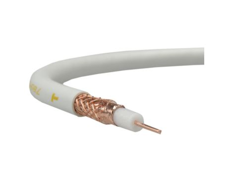 Przewód antenowy 75ohm YWDXpek K-1000 1,05/4,8/6,6 biały Elektrokabel /25m/