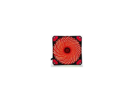 Wentylator 12cm Gaming 33x LED Czerwony 4+3 Pin Molex