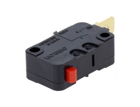 Mikroprzełącznik SNAP ACTION bez dźwigni SPST-NO 16A/250VAC D3V163C5