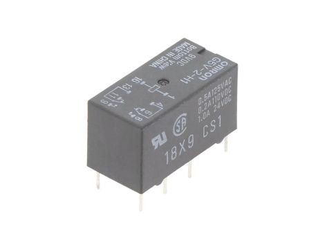 Przekaźnik elektromagnetyczny DPDT Ucewki 9VDC 0,5A/125VAC G5V-2-H1 9VDC