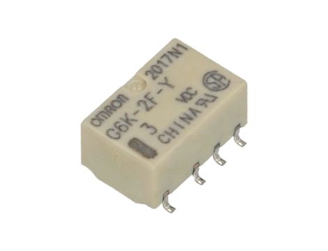 Przekaźnik elektromagnetyczny DPDT Ucewki 3VDC 0,3A/125VAC G6K-2F-Y 3VDC