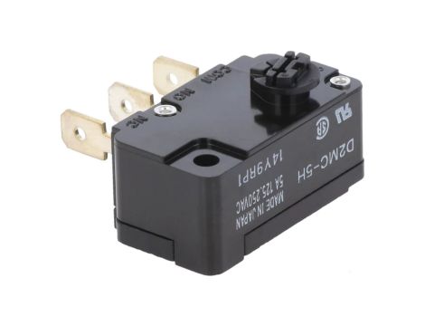 Mikroprzełącznik SNAP ACTION bez dźwigni SPDT 5A/230VAC IP40 D2MC5H