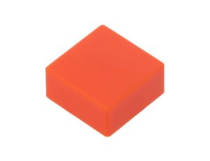 Klawisz kwadratowy 5,5x5,5mm pomarańczowy B321320