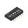 Przełącznik DIP-SWITCH Ilość sekcji 6 ON-OFF 0,025A/24VDC A6H-6101