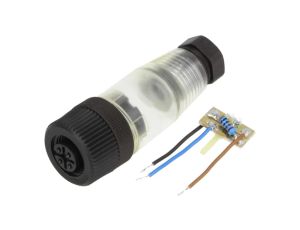 Złącze żeńskie M12 4-PIN na przewód SDOGH042PLSFKPG