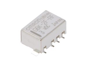 Przekaźnik elektromagnetyczny DPDT Ucewki 3VDC 0,3A/125VAC G6K-2F-RF 3DC