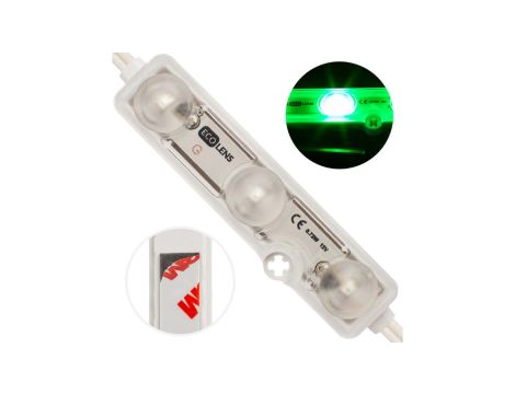 Moduł 3xLED SMD 0,72W zielony