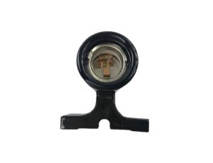 Oprawka żarówki E27 ceramiczna z podstawką czarna