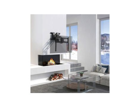 Uchwyt Maclean,TV elektryczny nad kominek, Max vesa 600x400, Pilot, 37-70, 35kg, MC-891