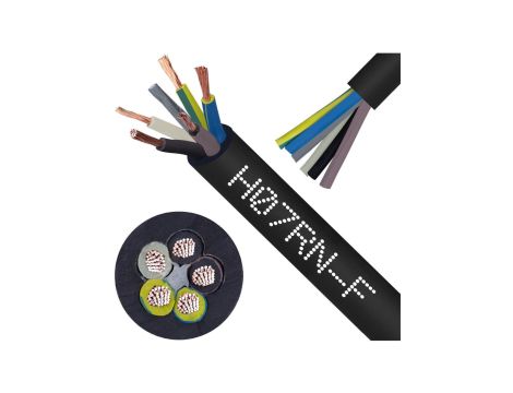 Przewód w gumie H07RN-F / ONPD 5x2,5 450/750V Elektrokabel /50m/