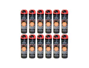 Farba geodezyjna do znakowania spray czerwona 12 sztuk SOPPEC Track Marker