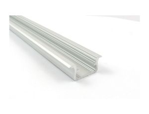 Profil aluminiowy LED B wpuszczany anoda. 2,02m