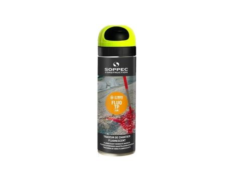 Farba geodezyjna do znakowania spray żółta SOPPEC Fluo T.P.