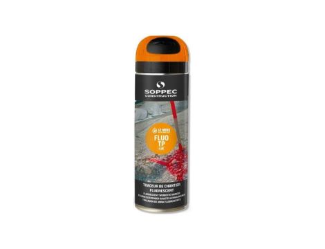 Farba geodezyjna do znakowania spray pomarańczowa SOPPEC Fluo T.P.