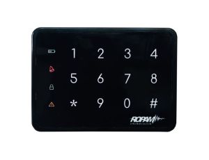 Klawiatura dotykowa,TK-4B, strefowa: natynkowa, kolor czarny,