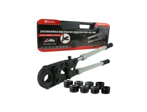 Zaciskarka ręczna do złączek PEX-AL-PEX z zestawem 8 matryc (TH + U)