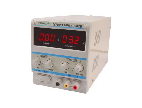 Zasilacz laboratoryjny regulowany 30V 2A DC LED 302D