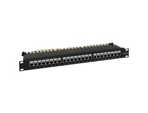 Patch panel NAVI LED STP kat.6 24 porty LSA 1U PKL001