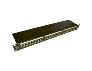 Patch panel STP kat.6 24 porty LSA 1U PK010